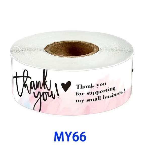 Bundle: 120pcs,Thank You Sticker,Label for Small Business + 500pcs sticker roll - Picture 6 of 11